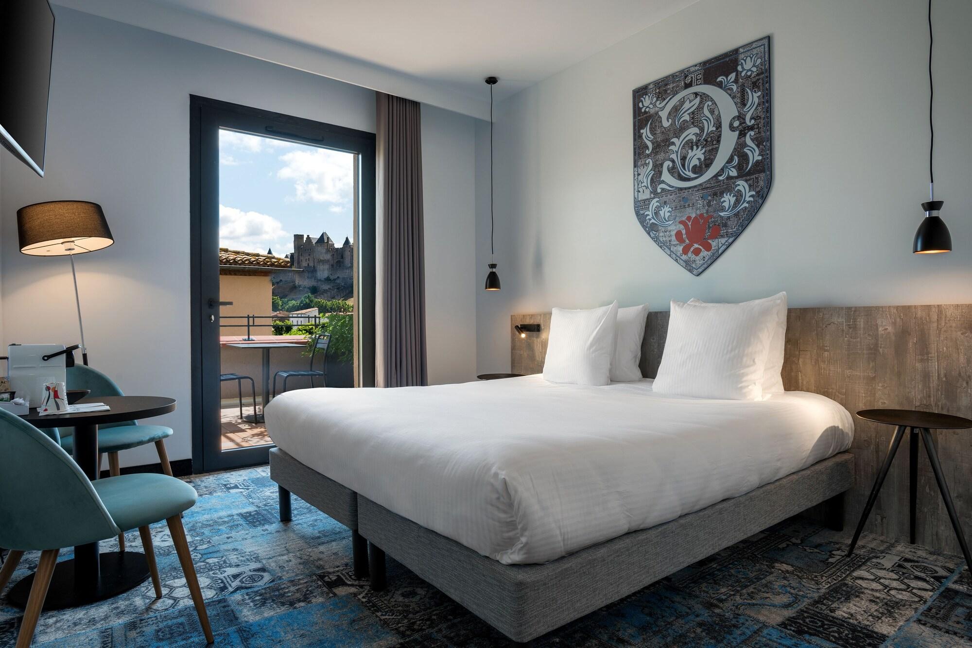 Sowell Hotels Les Chevaliers Carcassonne Bagian luar foto