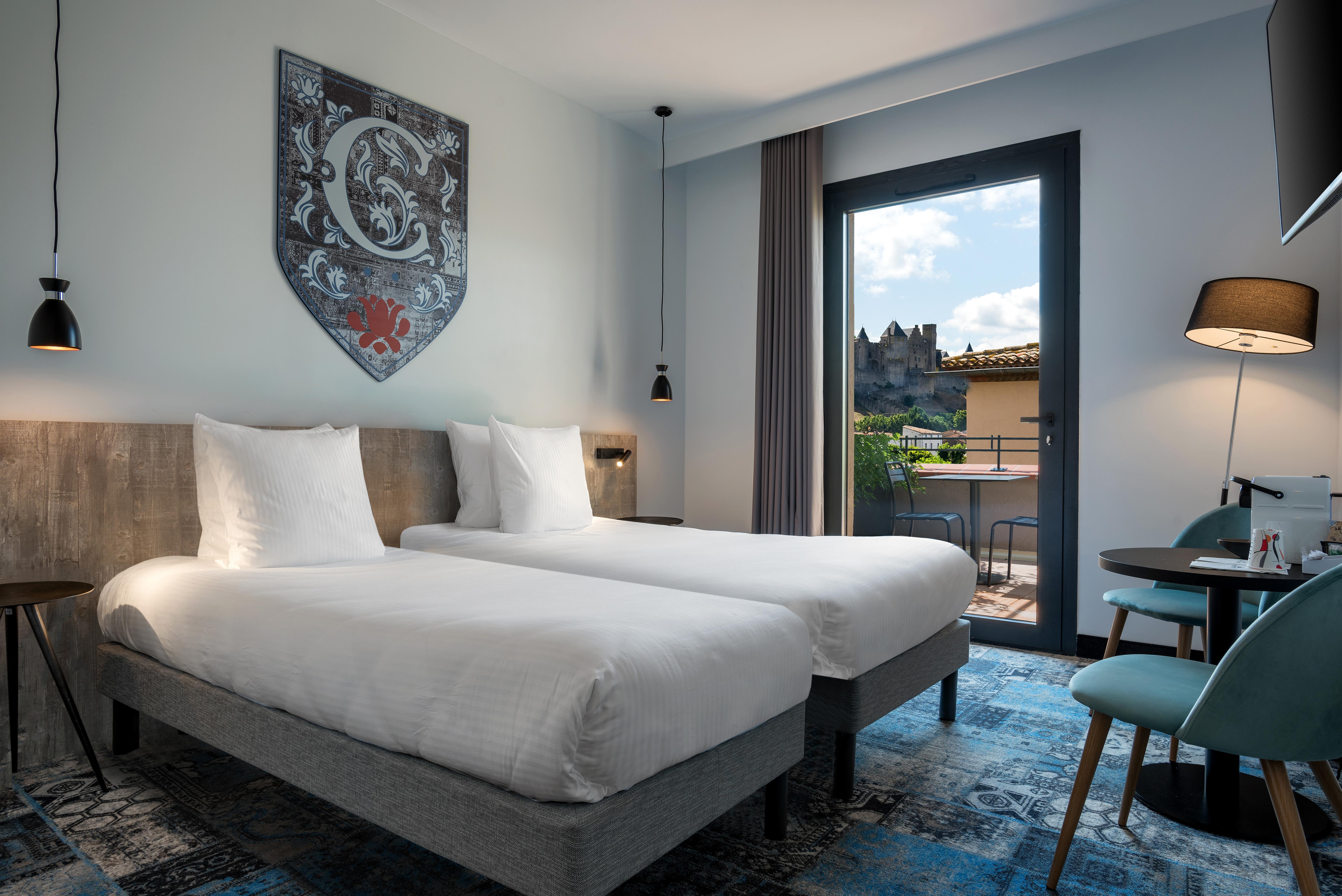 Sowell Hotels Les Chevaliers Carcassonne Bagian luar foto